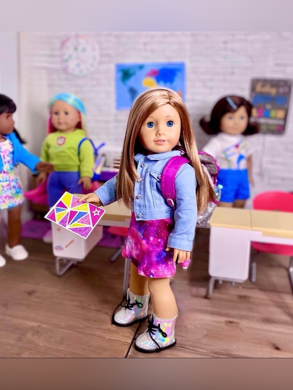 American Girl doll School Backpack Set III